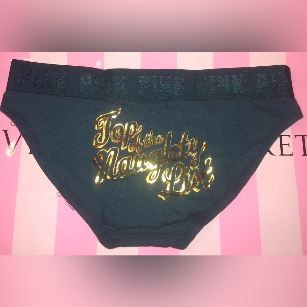 Victoria’s Secret bikini Pink panties VS PINK bikini pink top of naughty list